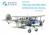 Quinta Studio QD48256 Swordfish Mk.II 3D-Printed & coloured Interior on decal paper ( Tamiya ) 1/48